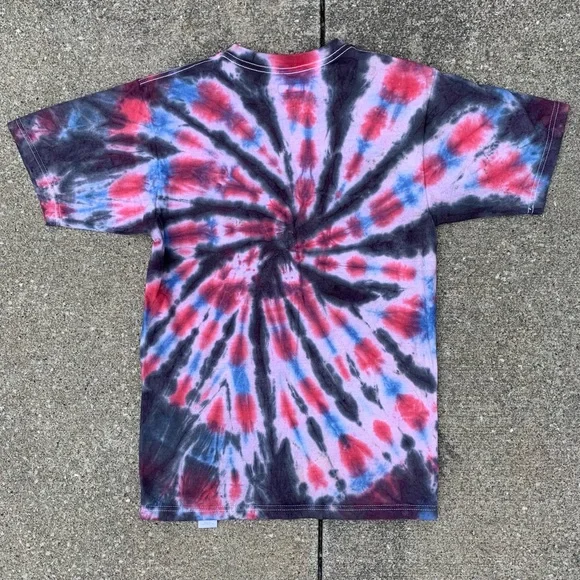 Vintage Y2K Kitten Cat USA Flag America Tie Dye Shirt - Picture 3 of 3